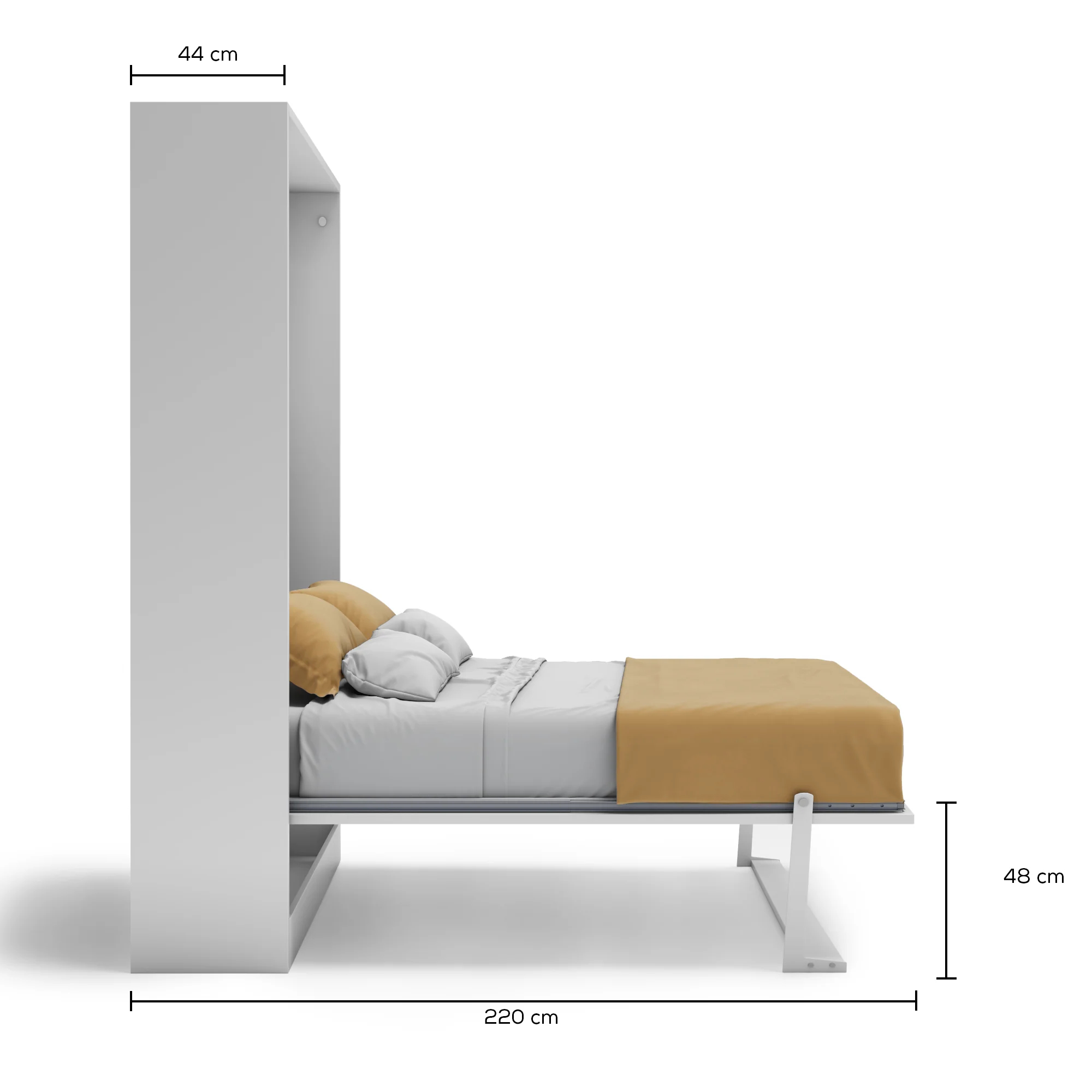 Multimo Royal Double Schrankbett, 160x200 cm